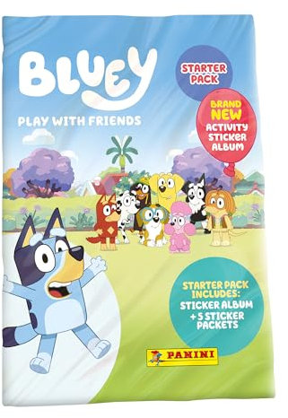 Bluey ‘Play with Friends’ Sticker Collection - Starter Pack