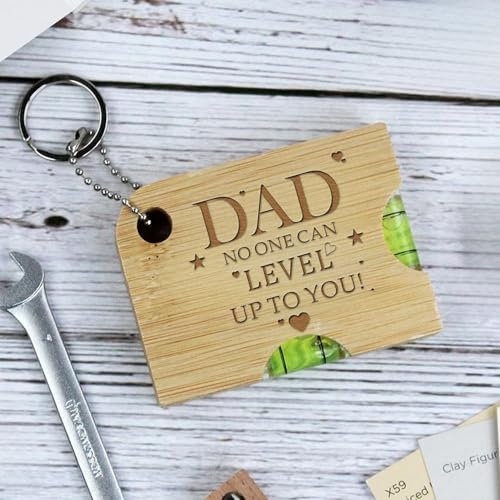 Porte-clés Décapsuleur Personnalisé Avec Niveau À Bulle, Outil Multifonction 2 En 1 For Papa, Cadeau For Bricoleur, Outils Clés For Bricoleur, Personne Ne Peut Vous Surpasser(B)