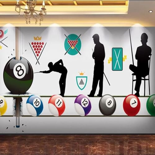 Self-Adhesive Wall Paper Murals Table Tennis Game 140(W)X70(H)Cm 3D Effect Including Paste Living Room Office Bedroom Children'S Room Dining Room Corridor Wall Poster Wall Art Decorative Wall -4986421