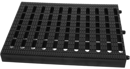 UKCOCO Plastic Drainage Grate Cover 200x250x25mm Black Sewer Drain Protector Rainwater Trench Drain Strainers Replacement Grates for Garage and Outdoor Drainage