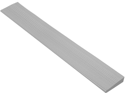 Türschwellenrampe Saugroboter, 150X8X1,5CM Schwellenrampe, Rampe für Saugroboter, Türschwellenrampe, rutschfeste Oberfläche, für Saugroboter Kinderwagen Rollator oder e Scooter(Grau)