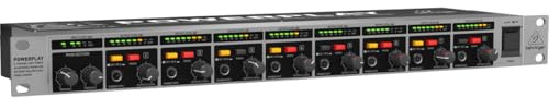Behringer HA8000 V2 8-Channel High-Power Headphone Mixing and Distribution Amplifier | For Professional Stage and Studio Applications