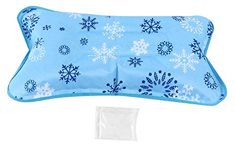 Coussin glacé pour enfants et adultes, imperméable, coussin rafraîchissant, coussin d'eau, pour la maison et le voyage, pour dormir (48 x 30 cm)