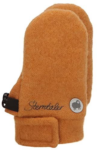 Sterntaler Baby Unisex Kinder Fäustel Handschuh - Baby Fäustlinge Winter, Baby Handschuhe - aus weicher Merino Wolle - hellbraun, 1