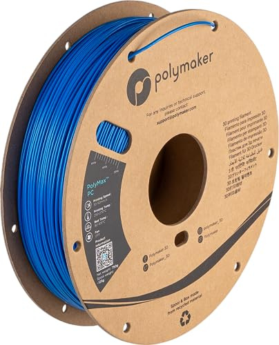 Polymaker Tough PC Filament 1.75mm, Blue, 750g, Polycarbonate, 1.75mm Diameter, 0.75kg Display Weight