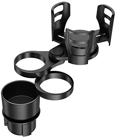 Multifunktionale Auto Cup Holder,Asudaro 4-in-1 Car Cup Holder Expander Adapter Auto Mittelkonsole Becherhalter Dosenhalter Flaschenhalter Kaffeehalter für Mobiltelefone Getränke Wassergläser 4 in 1