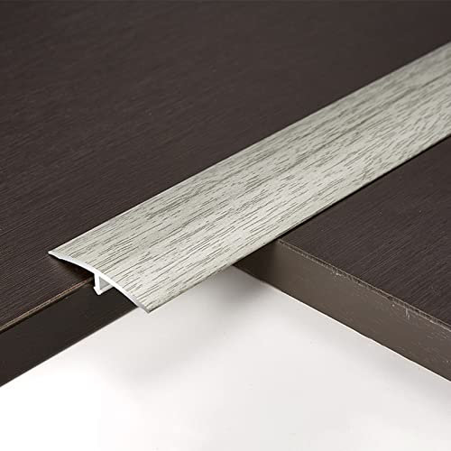 Übergangsprofil T-Formgebung Zierleisten Aus Metall Threshold Transition Stück Für Verbinden Von Bodenlücken, Unebene Bodennähte Abdeckleiste - Keramikfliesen Zu Laminat, Holzmaserung ( Color : A , Si