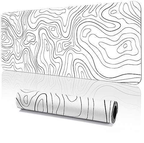 EFISH Tapis de Souris de Jeu Grand Tapis de Bureau (800×300×3MM) Tapis de Souris Lavable Tapis de Bureau pour Ordinateur Portable, Tapis de Souris Japonais avec Base en Caoutchouc antidérapante.