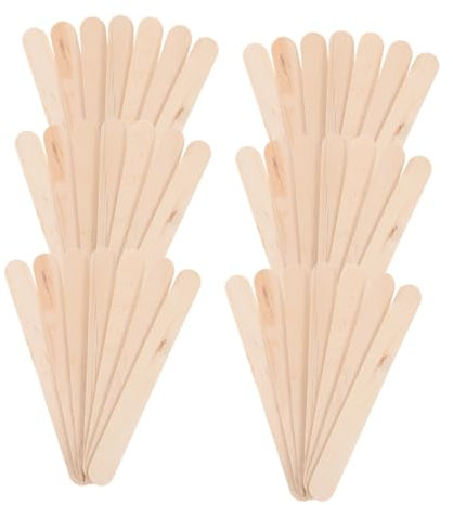 TOPPERFUN 10packungen Holzstäbchen Für Eisstiele Eis Machen Sticks Runde Eis Am Stiel Diy Holz Sticks Lebensmittelecht Und Natürlich Sicher Für Junge Mädchen