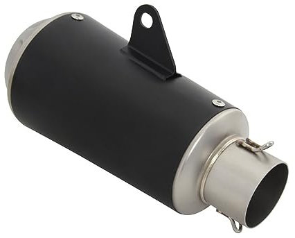 ENLIGMA Motorräder Auspuffanlage 51 MM Universal Motorrad Für Leo Vince LV-10 Auspuffrohr DB Killer Schalldämpfer Flucht Für Kawasaki Für Z700 Z900 RS Ninja400 Z400(Zwart)