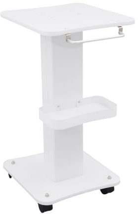 MEHOOSPVN Chariot cosmétique à roulettes pivotante à 360° - Charge maximale 50 kg - Chariot cosmétique avec compartiment de rangement pour instruments de beauté, chariot médical