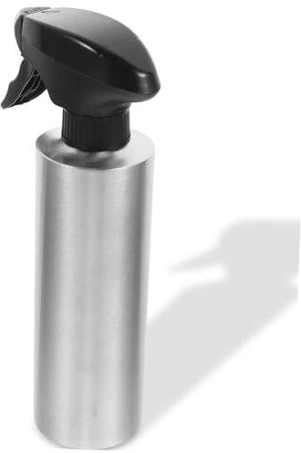 KONTONTY Edelstahl Sprühflasche Gartensprüher 350 Ml Pflanzensprüher Für Innen Und Außen Handbetriebene Gießkanne Mit Feinem Sprühnebel Ergonomischer Griff Und Vintage Design