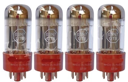 6SN7 6SN7GTB Vakuumröhre Ersatz 6SN7GT 6N8P 6H8C CV181 HiFi Audio Röhrenverstärker Kit DIY passende Vier-Wege(4pcs Matched Quad)