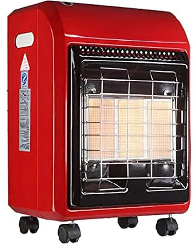 Calentador De Gas Portátil,calentador De Gas Butano Independiente De 4200W Con 3 Configuraciones De Calor,calentador De Cerámica For Patio Con Ruedas, Calefacción De 20-70㎡,for Interiores Y Exteriores