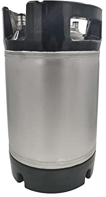 SLAHAJ Druckminderer 10L / 20L Bierfass Corny Tank Fass Sirup Milch Sodafass Gummigriff Eimer Kugelverschluss Heimbrausystem(10L 2.5gal)