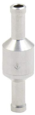 sourcing map Válvula De Retención De Combustible 6Mm 1/4 De Aleación 1Pc | 6Mm 1/4 Diámetro, Para Automoción, Agricultura, Indicador De Flujo, Fácil Instalación, Agua, Gasolina, Aceites, Diésel