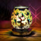 L&P Home & Gifts Desire 3D Aroma melt Oil Aromatherapy Wax Touch lamp. Fragrance Burner for Home/Bedroom/Living Room/Office/Gym. in a Butterflies Design, Multicolor, Medium