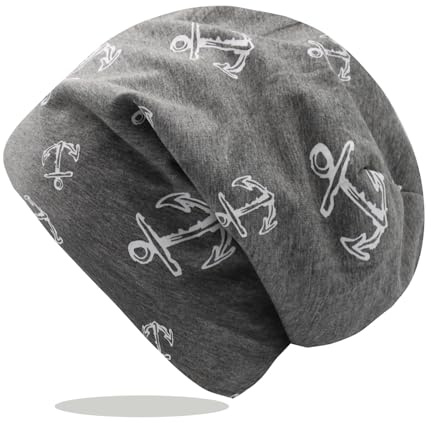 Glamexx24 Long Klassische Beanie Mütze: Herren Damen Fahrradmütze Wintermütze Unisex Baumwollmütze für Frühling, Sommer, Herbst und Winter