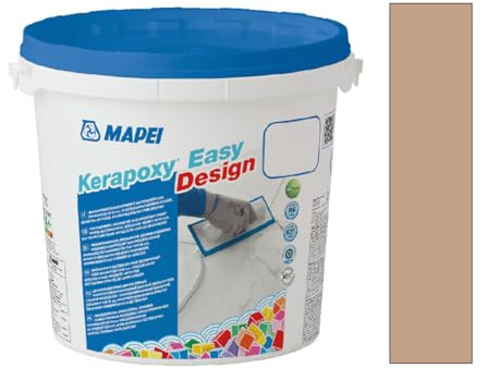 MAPEI Kerapoxy Easy Design 141 CARAMEL 3kg - decorativo, resistente a los ácidos, lechada epoxi de dos componentes
