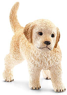 SCHLEICH 16396 Golden Retriever Welpe, ab 3 Jahren, Farm World - Spielfigur, 2 x 5 x 3 cm