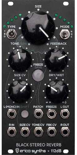 Erica Synths Black Stereo Reverb - Effekt Modular Synthesizer