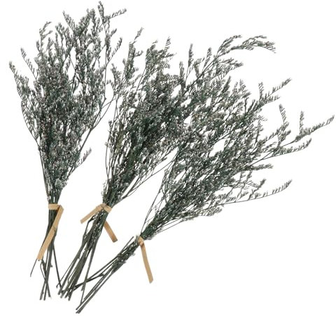 Cabilock Bündel Trockenblumenstrauß Mit Babysbreath Für DIY Kleine Blumenarrangements Für Hochzeiten Dekorationen Und Geschenkbox -grüne Farbe