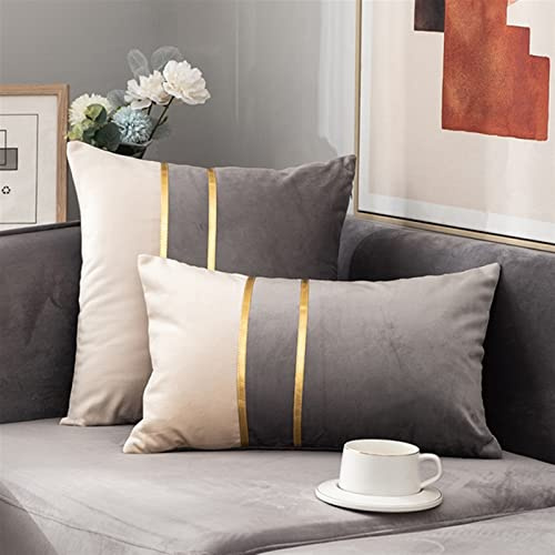 Funda De Almohada Cubierta de cojín de terciopelo 45x45 cm 30x50 Tapa de almohada for la sala de estar decorativa de almohada Asiento de autos de lujo cubierta de cojín de lujo Cubiertas de Almohada (