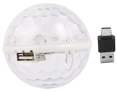 OSALADI Lot De 2 Lampes Stroboscopiques À Led Pour Scène Disco Fête Petite Et Portable Pour Karaoké Mariage Événement