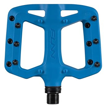 Funn Taipan S MTB Flat Pedale Kunststoff, CrMo Achse | glasfaserverstärkt, 14mm Körper, 4 feste plus 6 wechselbare Alu-Pins je Seite, für BMX und Urban