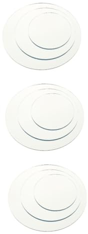 ARTIBETTER 9 STK Spiegel Acryl schminkspiegel Make up Mirror Hochwertige Verarbeitung Reflektierende Acrylplatte Fotografie-Requisiten Stütze Schautafel für Aromatherapie Fotohintergrundfach