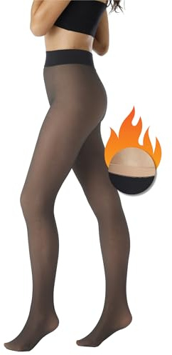 Lovable Collant Termico Velato 80 Denari Felpato Donna