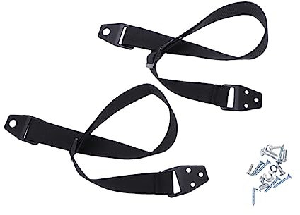 BESTonZON Tv Und Möbelanker 2 Stück Babysicherung Kippschutz Aus Abs Metall Nylon Gurte Für Kommoden Schränke Flachbildfernseher Wohnzimmer Kippschutzmöbel