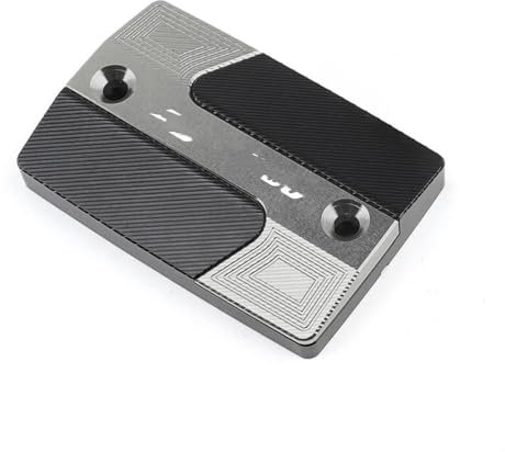 Vorne Hinten Flüssigkeit Reservoir Abdeckung Für XJR1300 Motorrad Zubehör Vorne Kupplung Bremsflüssigkeit Zylinder Reservoir Tank Abdeckkappe(Titanium 1 piece)