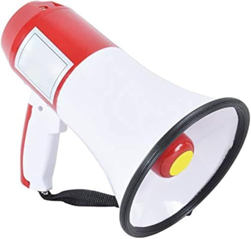 Système de sonorisation personnel, amplificateur de voix for enseignants, mégaphone portable rechargeable et antidéflagrant 20 W, for sports intérieurs et extérieurs, cheerleading et événements