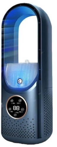 SPXMQSS Aire Acondicionado Portatil, 140ml Enfriador de Aire Portatil, Mini Aire Acondicionado Silencioso con 6 Velocidades para Dormitorio, Oficina y Camping Blue