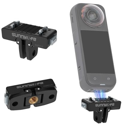 X5 - Supporto a sgancio rapido per Insta360 X5, per Insta 360, supporto magnetico per treppiede, compatibile con Insta360 X5 / Ace Pro 2 / Ace Pro/Ace