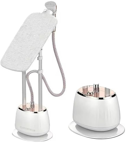 YIGECHENXIN 220V 2 IN1 Máquina de Planchado de Vapor, Vapor de Prenda de pie retráctil Profesional 10 Niveles de Vapor 32-35 g/min para Jeans, Sudaderas, Lana