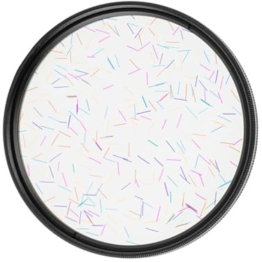 Kameraobjektiv Effektfilter 77mm Kunststoff Spezialeffekt | Spezialeffekt mit Kaltbrechung, Verschleißfestes Zubehör mit Wickelring, für Menschen und Szenen