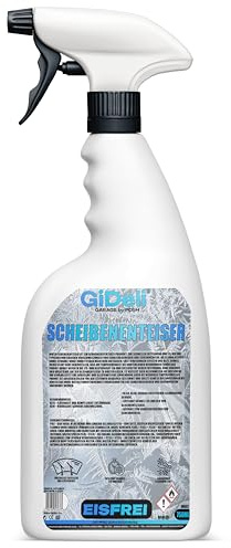 GiDeli Sbrinatore per parabrezza, 750 ml, spray sbrinante senza graffi, sbrinamento dei dischi in pochi secondi, per auto una visione chiara in inverno