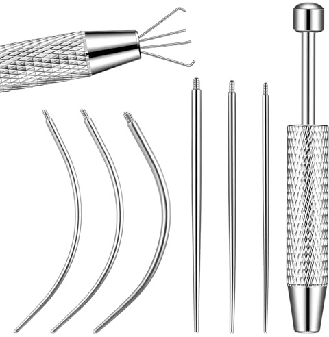 Fiyooau Piercing Ball Grabber Piercings Tools for Changing Jewelry