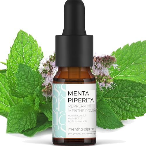 Essenciales - Aceite de Menta piperita, 100% Puro, 10 ml