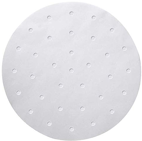 100pcs Air Fryer Liners Zellstoff-Papiere Für Bambusdampfer Basket Non-Stick-dampfer-Matte Für Kochen Backen Grill