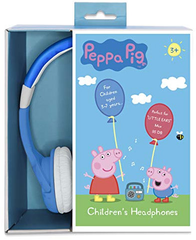 OTL Technologies Peppa Pig George Rocket Junior Casque d'écoute, Filaire, pour Enfants (Produit sous Licence Officielle)