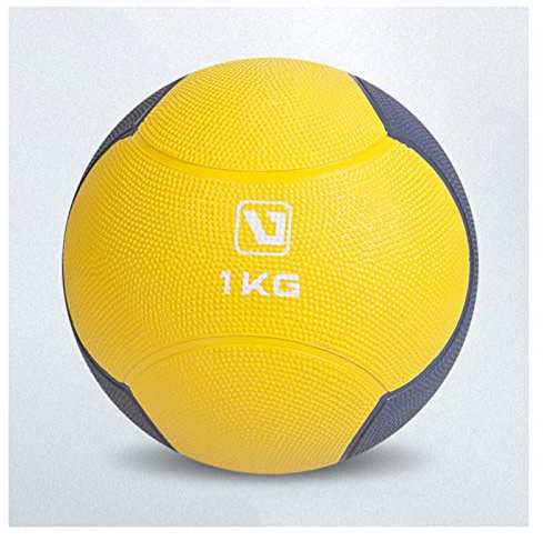 Medizinbälle Hua Farbige Medizinbällchen, Feste Elastische Gummibälle, Für Kernfestigkeit Trainingsbälle Für Männer Und Frauen, Balance-Ball, 10 Gewichtsoptionen (Size : 1kg)