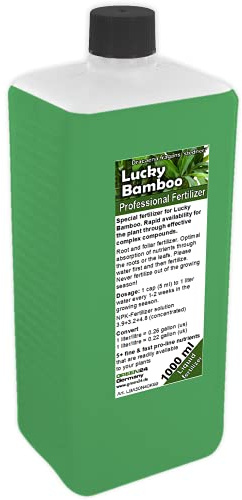 GREEN24 Bambou de la chance engrais Lucky Bamboo, engrais spécial HIGH-TECH NPK complet ligne professionnelle pour la fertilisation du bambou Dracaena sanderiana 1000 ml. | engrais spécial HIGH-TECH NPK complet ligne professionnelle pour la fertilisation du bambou Dracaena sanderiana 1000 ml.