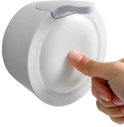 Dispenser di Sapone Manuale Da Parete, 350 Ml Dosatore Sapone, Distributore di Schiuma di Sapone, per Casa Bagno Cucina Hotel Ristoranti-Bianco