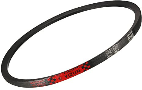 QUARKZMAN 650mm Paso Longitud SPZ650 Transmisión Trapezoidal Correa x 1uds para Industrial Maquinaria, [Negro]