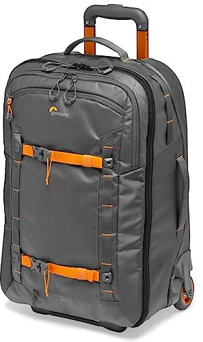 Lowepro Whistler RL 400 AW II 40L Rugged Roller Backpack, Gray, Gray, Modern