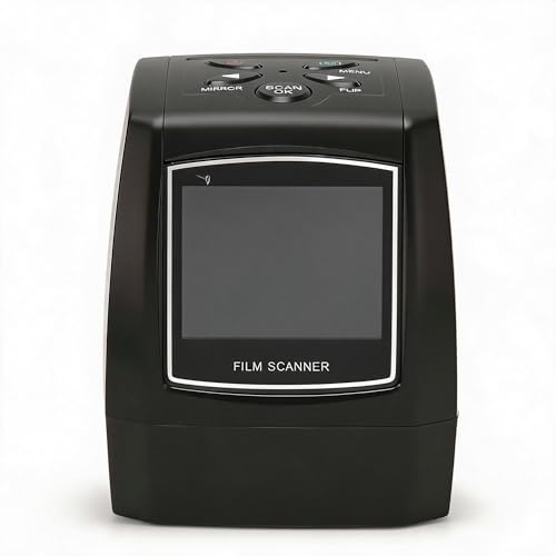 Bewinner -Digitalfilm-Diascanner, 5-MP-Filmscanner mit 2,36-Zoll-LCD-Bildschirm, 35-mm-135-mm-Dia- und Negativscanner für Alte Dias in JPG