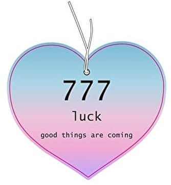 777 Luck Duftbaum Auto - Car Air Freshener - Lufterfrischer Auto - Auto Duftspender - Duftbaum Auto Tuning - Duftbaum Lustig